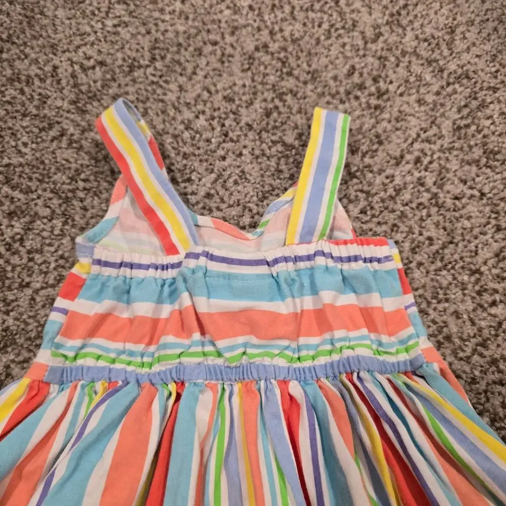Toddler Girl Bonnie Jean Vertical Striped Tank Dress | Size 3T